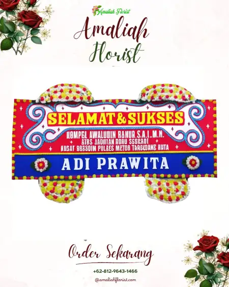 Papan Bunga Ucapan Selamat Selakau Timur